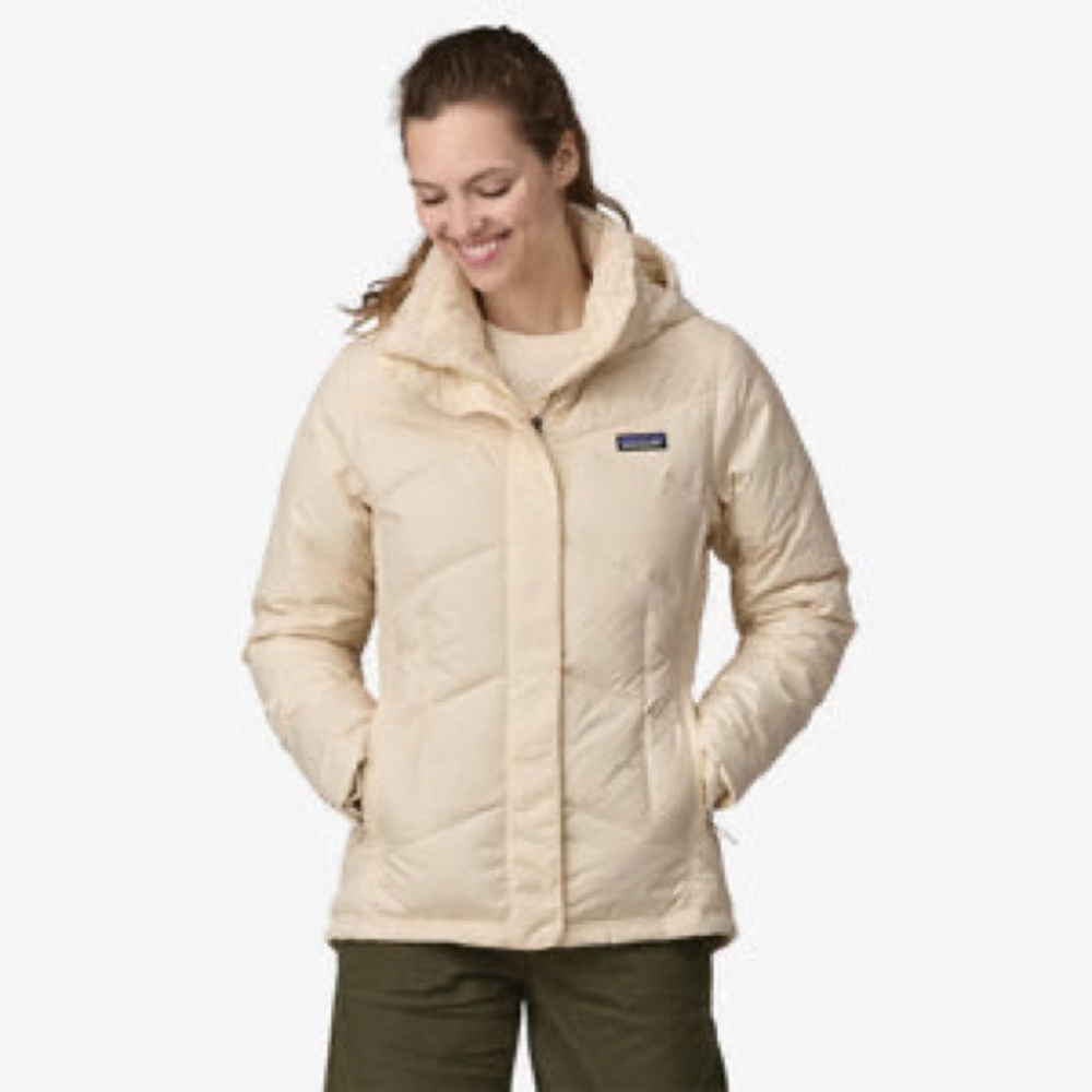 Patagonia Women's White Down With It Puffer Jacket